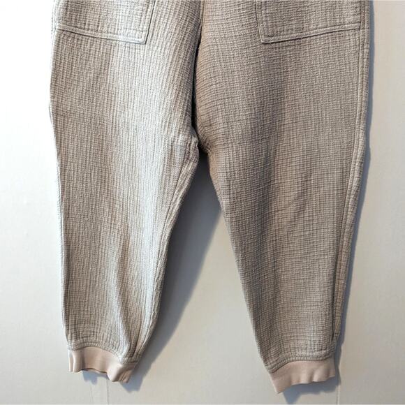 Madewell Waffleback Jogger Pants Size M Cream / Beige - Picture 5 of 9